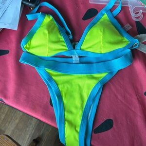swimall Women's Triangle Bikini Set Sexy Brazilian Sporty Two Piece Swimsuit